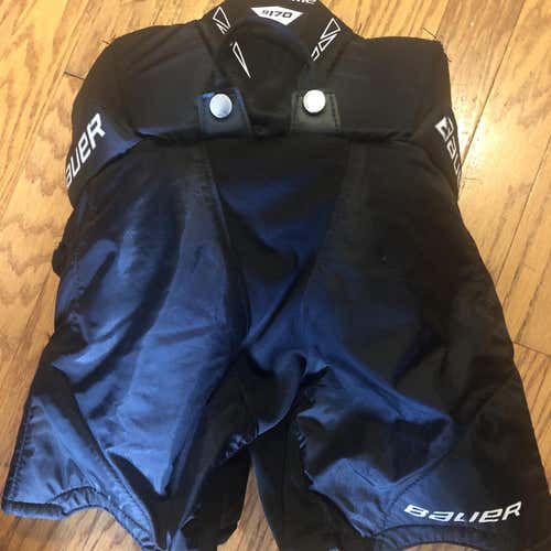 Black Junior Medium Bauer S170  Hockey Goalie Pants
