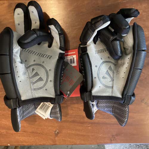 Black New Goalie Warrior Nemesis Pro  Lacrosse Gloves