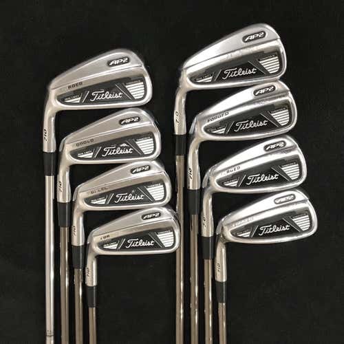 Men's Left Hand Ap2 710 Stiff Flex Steel Shaft Iron Set