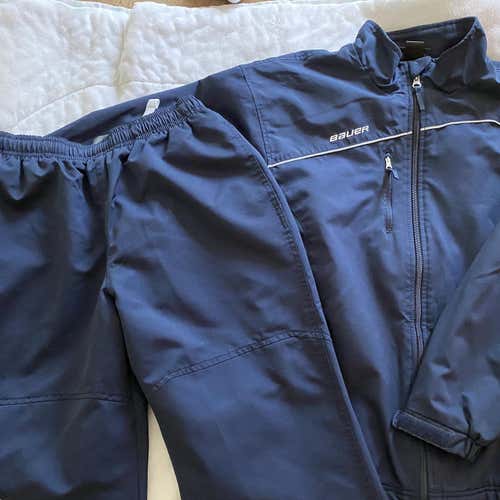 Blue Youth XL Bauer Jacket And Pants