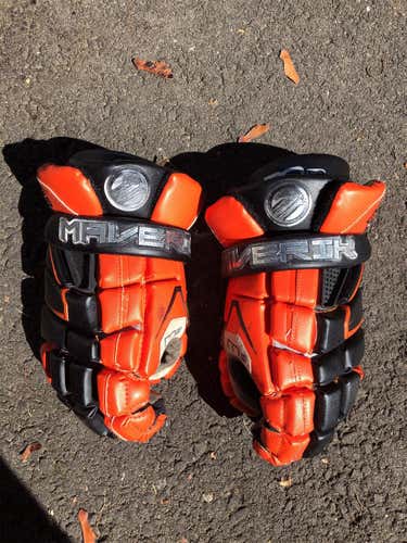 Used Maverik M4 12" Lacrosse Gloves
