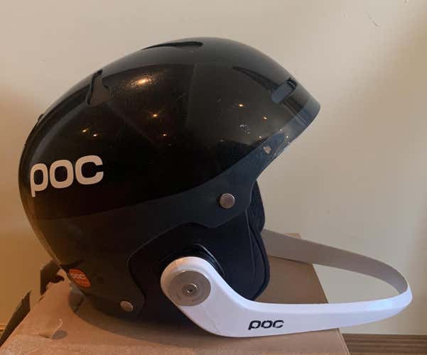 Black UsedPOC Artic SL Spin Helmet FIS Legal