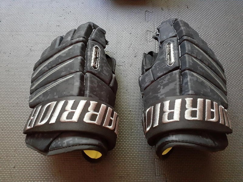 Black Used Senior Warrior Alpha QX Gloves Special Edition Digicamo 14"