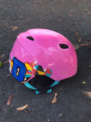 Pink Kid's  Giro Helmet FIS Legal