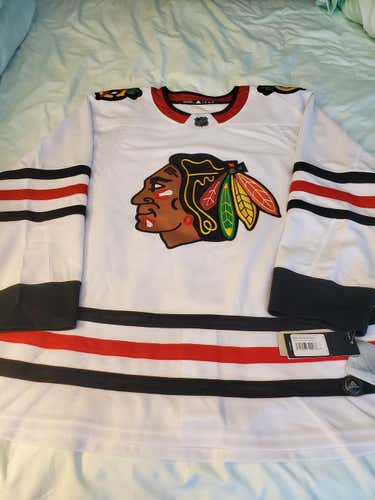 White New Adult Men's Size 52 Adidas Jersey