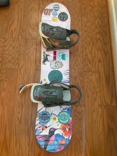 Kid's  Morrow With Bindings Medium Flex Directional Twin Snowboard