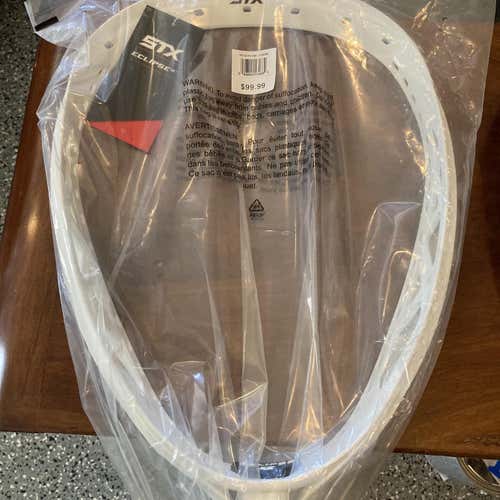 White New Goalie Unstrung Eclipse 2 Head