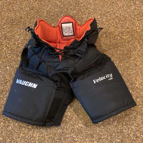 Black Intermediate Small Vaughn Velocity 7190  Hockey Goalie Pants