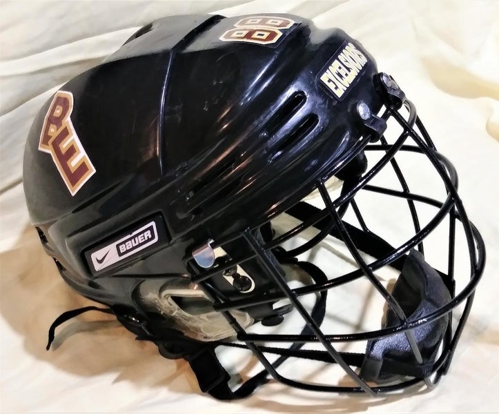 Bauer Senior BHH5500 Sr Helmet w/Gait Cage - Brampton Excelsiors-Game Worn-Large