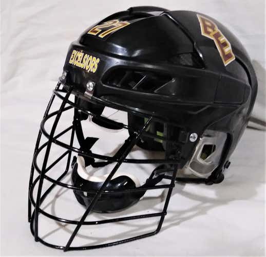 Reebok 11K Sr Helmet w/Pro Cage - Brampton Excelsiors-Game Worn-Large