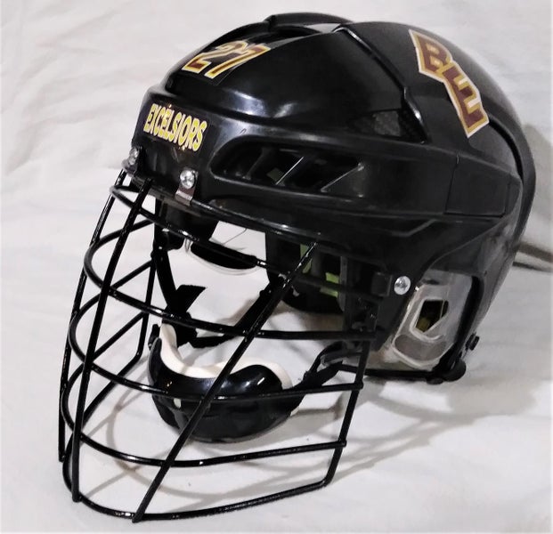 Reebok 11K Sr Helmet w/Pro Cage - Brampton Excelsiors-Game Worn-Large