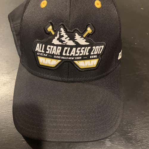 Black Adult One Size Fits All CCM Hat