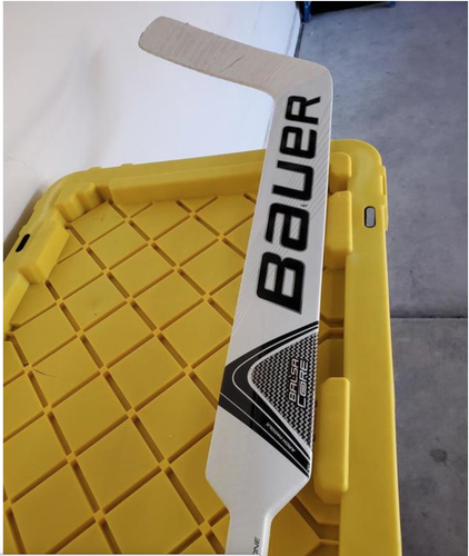 Used Senior Bauer Regular Vapor 1X Goalie Stick Pro Stock