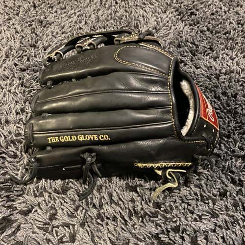 Black High School/College Outfield Gold Glove 12.75" Baseball Glove