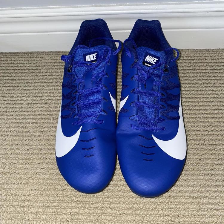 nike blue spikes