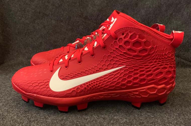 Men’s Nike Force Zoom Trout 5 Pro MCS Baseball Cleats Red  AV4519-601  Size 13