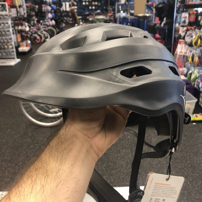 Black Adult Player's Hummingbird Sports Windpact Helmet