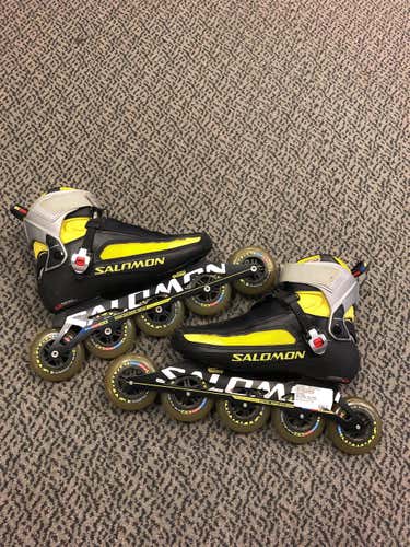 Senior Salomon 5 Wheel Regular Width Size 7.5 Inline Skates