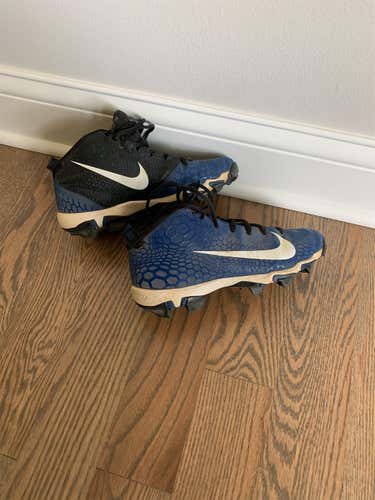 Blue Kid's Molded Cleats Nike