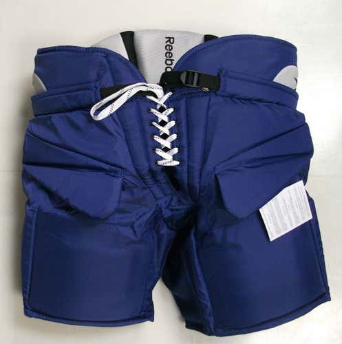 Bundle: New Reebok 9k hockey goalie pants junior large and New Vaughn 9400 wheeled hockey goalie bag