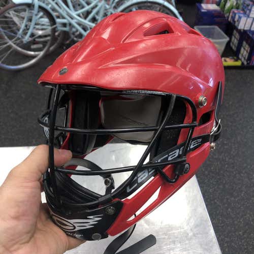 Red Used Player's Cascade Helmet