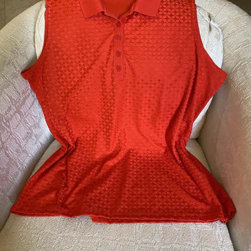 Antigua Red Women's XL Sleeveless Shirt
