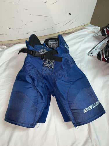 Blue Junior Medium Bauer Nexus 800  Hockey Pants