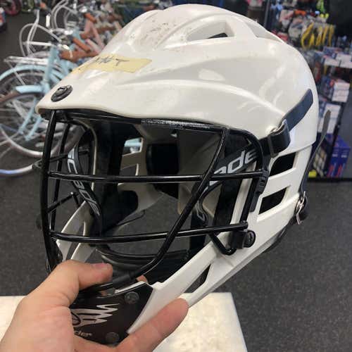 White Used Player's Cascade Helmet