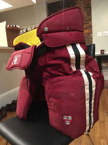 Harvard Men's Hockey Senior Large Warrior Franchise Hockey Pants Pro Stock