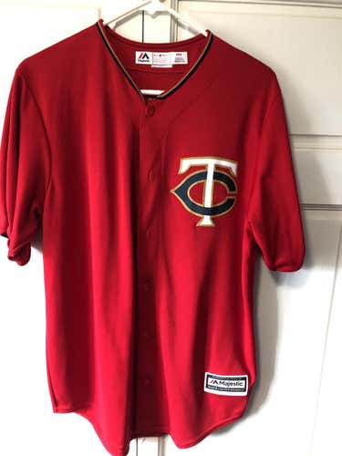 Red Brian Dozier Twins Jersey Medium