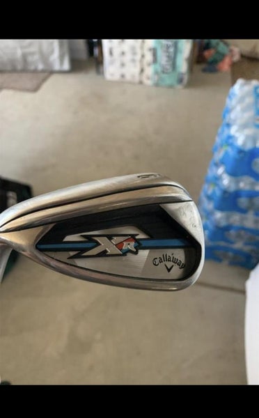 Men's Left Hand XR OS Regular Flex Steel Shaft Iron Set 5-PW and AW