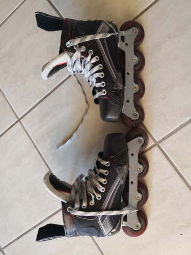 Used Junior Bauer Inline Skates Regular Width Size 4.5