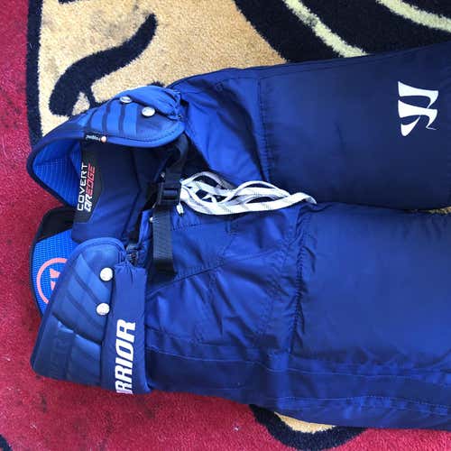 Blue Senior Small Warrior Covert QRE Pro Hockey Pants