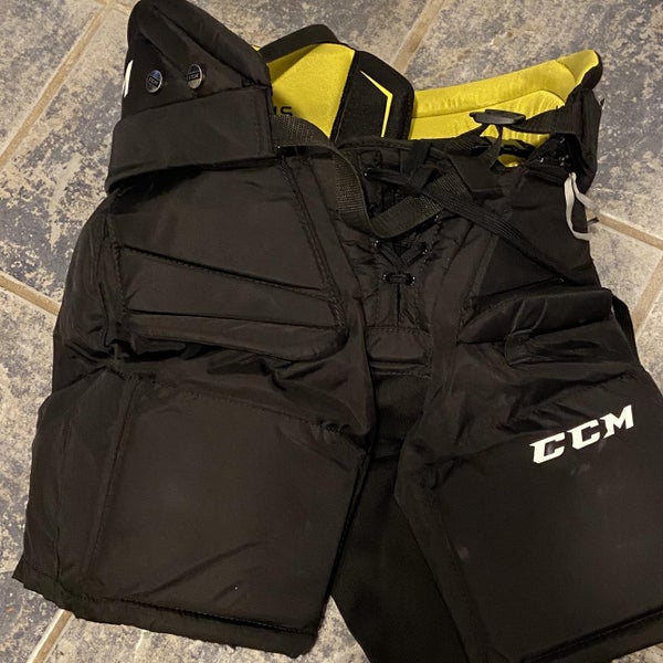 Black Junior Large CCM Premier R1.5 Hockey Goalie Pants