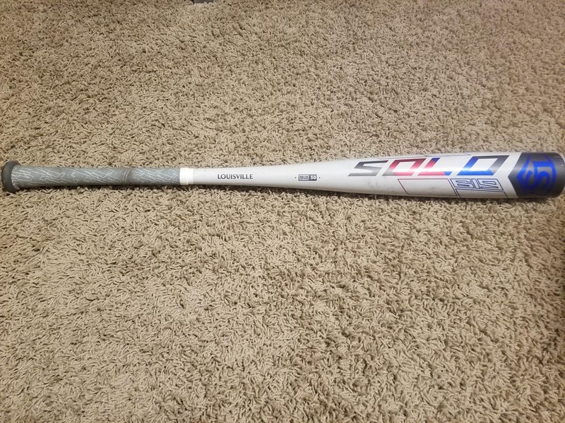 Used High School/College BBCOR Certified 2019 Louisville Slugger Alloy Solo 619 Bat (-3) 28 oz 31"