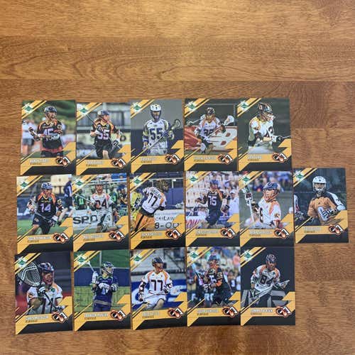 2019 Parkside MLL Atlanta Blaze Complete Player Set