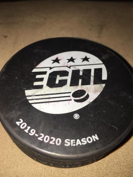 2019 -2020 SEASON ECHL HOCKEY PUCK BLANK BACK