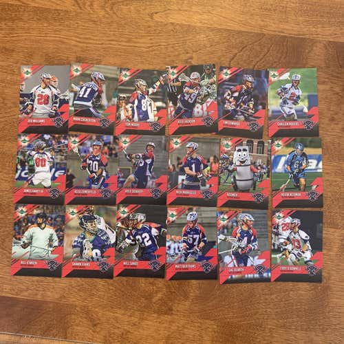 2019 Parkside MLL Boston Cannons Complete Player Set