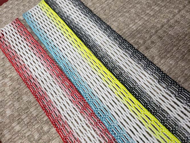 White New ECD Lacrosse 3 Pack Loose Mesh