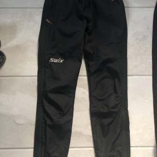 Black Unisex Size 10 Swix Ski Pants