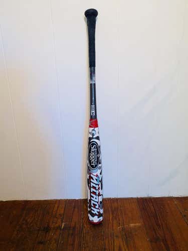 Used BBCOR Certified Louisville Slugger Attack Composite Bat (-3) 30 oz 33"