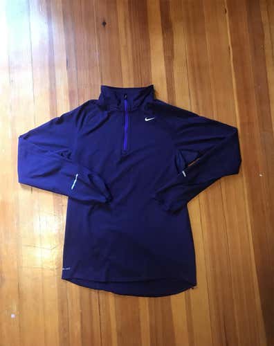 Purple Nike Compression Running Jacket