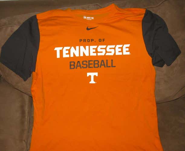 Tennessee Volunteers NCAA Nike Tennessee Vols Baseball Team Issued Shirt - Large