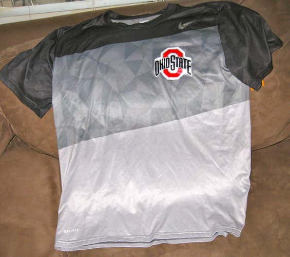 Ohio State Buckeyes NCAA Buckeyes Nike Dri-Fit Team Issued Shirt - Large