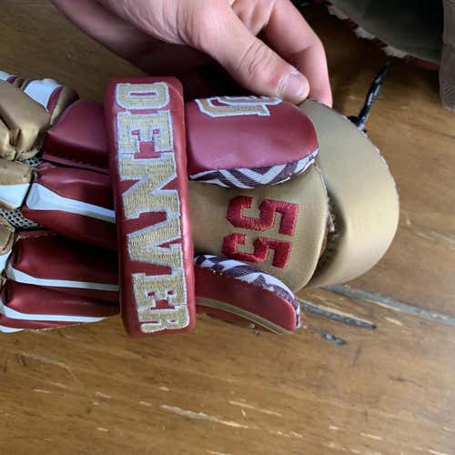 Used Player's Warrior Evo 13" Lacrosse Gloves