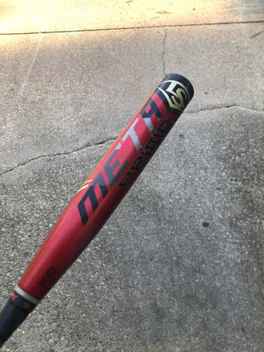 Used High School/College BBCOR Certified 2018 Louisville Slugger Meta Bat (-3) 30 oz 33"