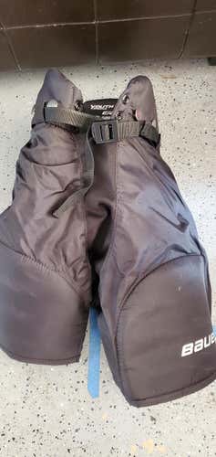 Black Used Youth Large Bauer Nexus 400 Hockey Pants