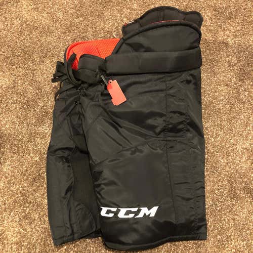 Black Senior New Medium CCM HP45X Hockey Pants Pro Stock