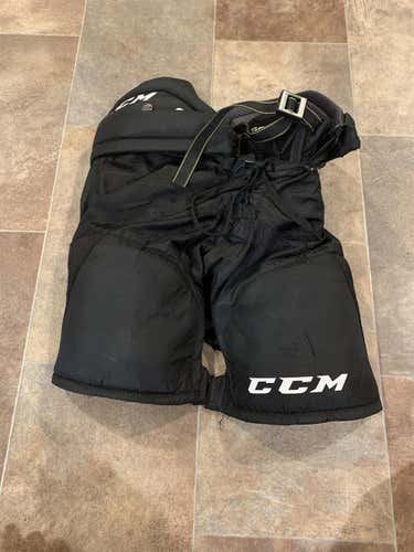 Black Junior Small CCM Tacks 5092  Hockey Pants