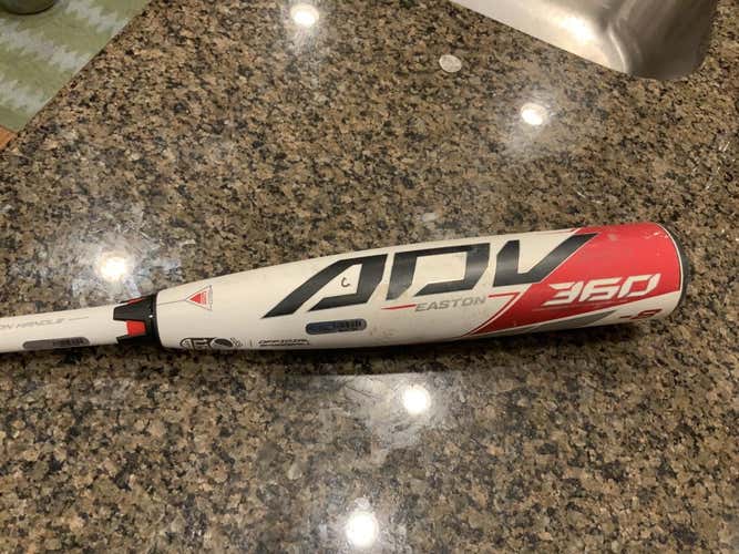 Used Kid Pitch (9YO-13YO) USSSA Certified 2020 Easton Composite ADV 360 Bat (-8) 22 oz 30"